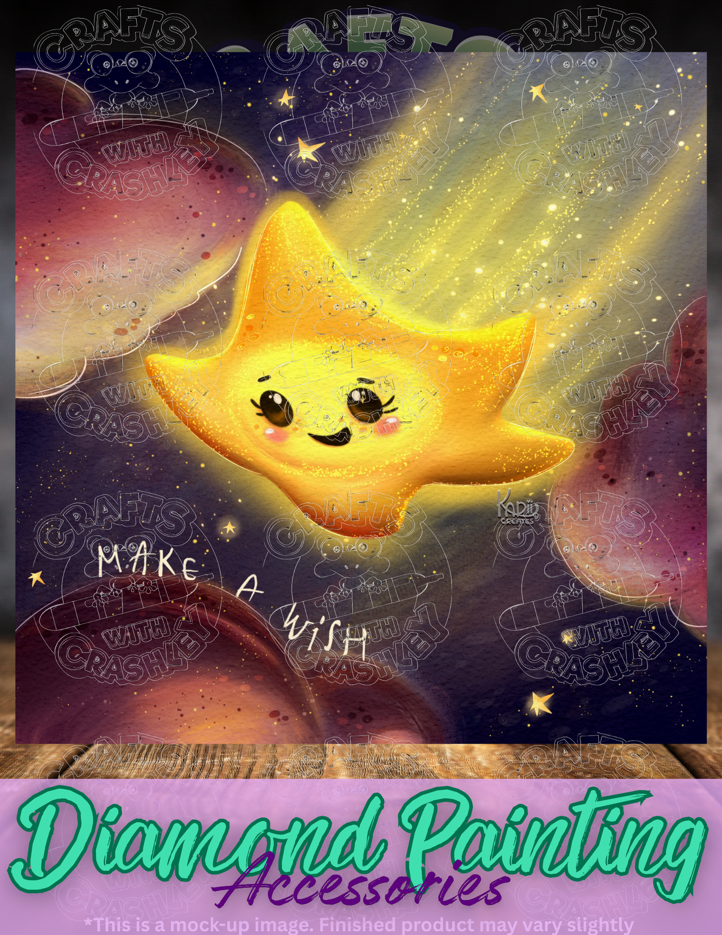 "Make a Wish" by ©Karii Creates Premium Accessories for Diamond Painting