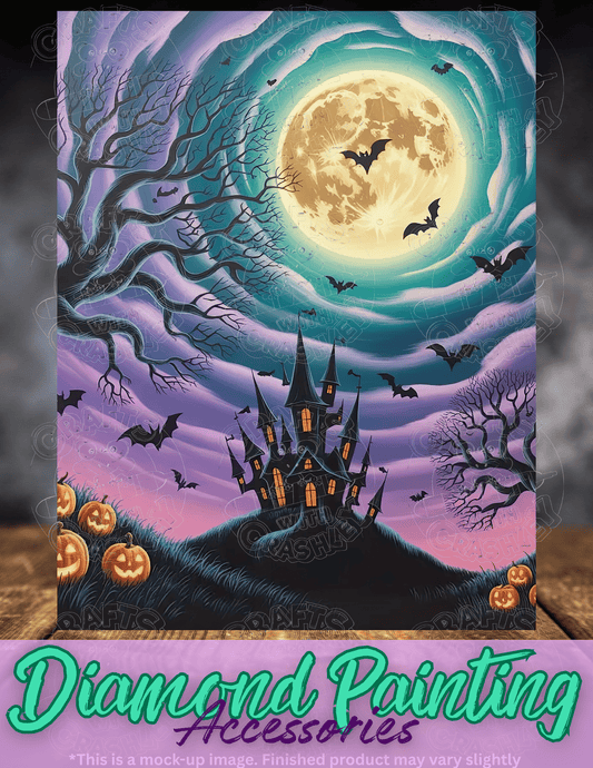 "Spooky Castle" Premium Accessories for Diamond Painting