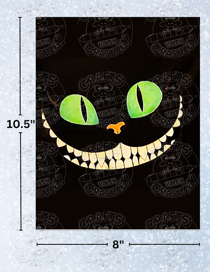 "Mischievous Feline" by Kaleena Kollmeier Decorative Diamond Painting Release Papers