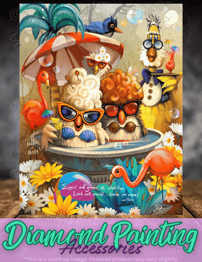 "Nikki & Nellie" by ©Richard Lorenz Premium Accessories for Diamond Painting