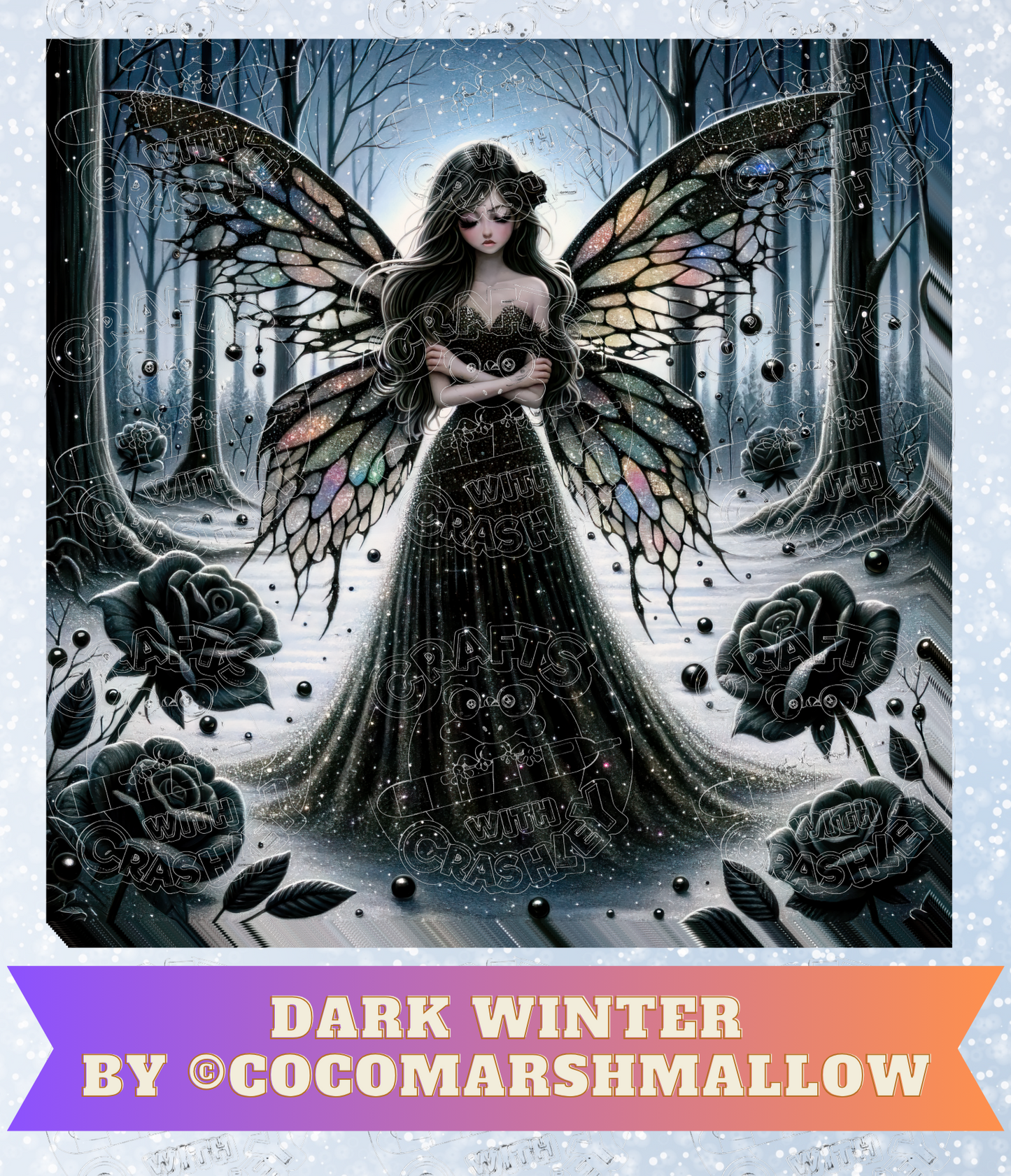 "Dark Winter" by ©Cocomarshmallow Premium Decorative Release Papers for Diamond Painting