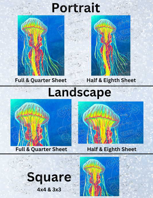 "Jelly Jewel" by ©Courtney Lyons Premium Decorative Release Papers for Diamond Painting