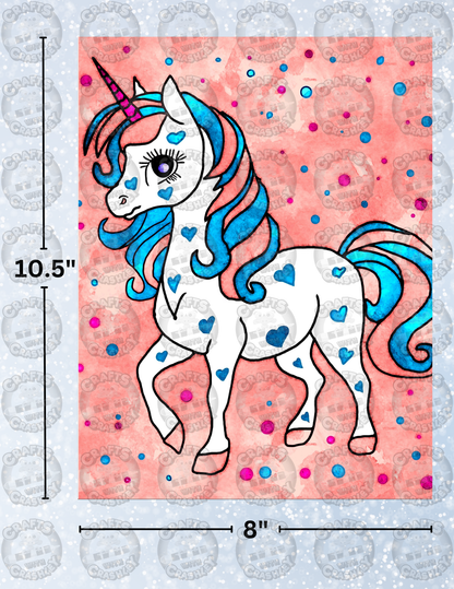 "Unicorn" by ©Cheryl Carpenter Decorative Diamond Painting Release Papers
