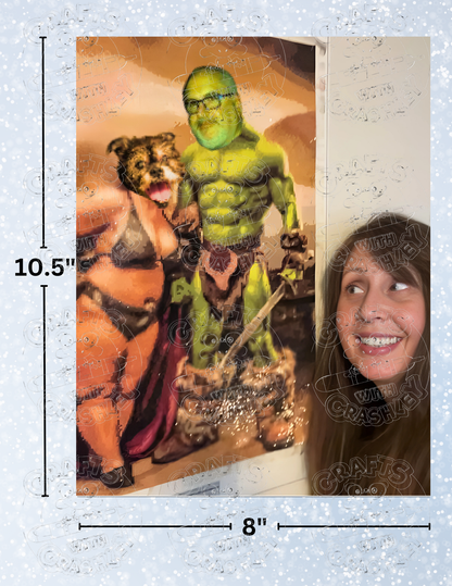 "Look What I Did" Decorative Diamond Painting Release Papers