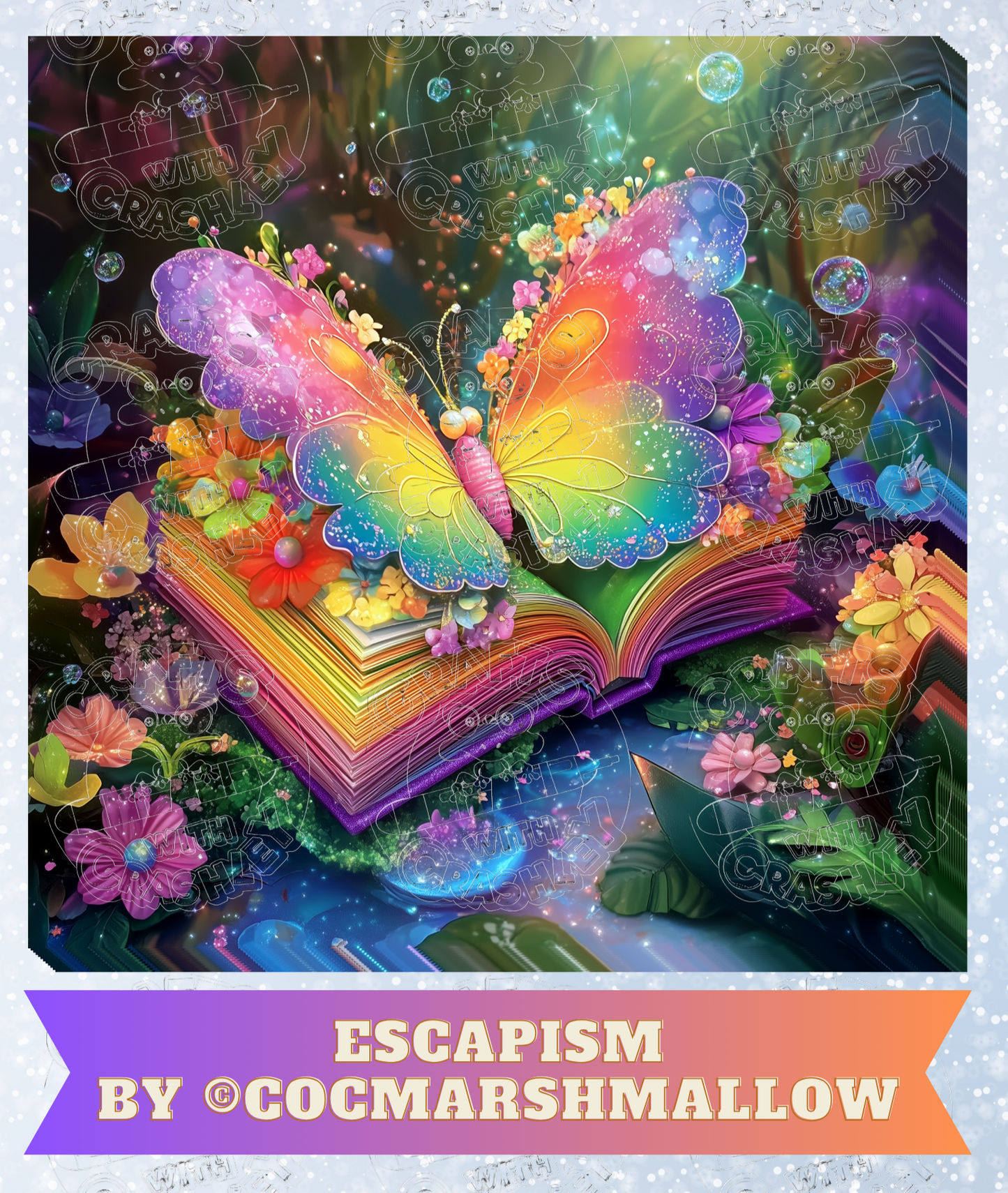 "Escapism" by ©Cocomarshmallow Premium Decorative Release Papers for Diamond Painting