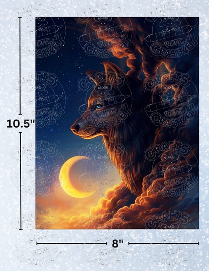 "Night Guardian" by ©JoJoes Art Decorative Diamond Painting Release Papers