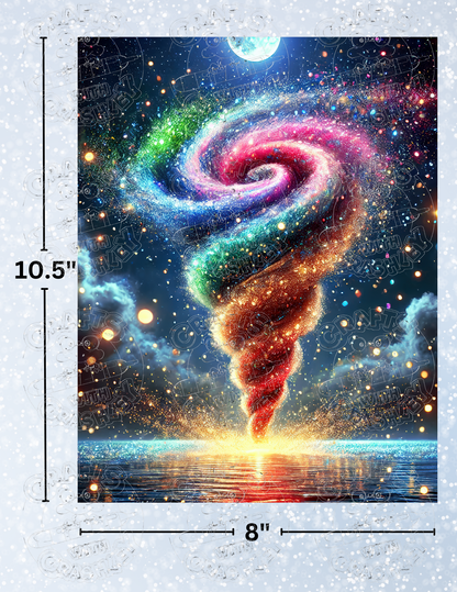 "Glitter Storm" by ©Cocomarshmallow Premium Decorative Release Papers for Diamond Painting