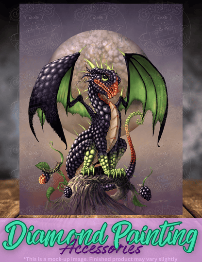 "Blackberry Dragon" by ©Stanley Morrison Premium Accessories for Diamond Painting