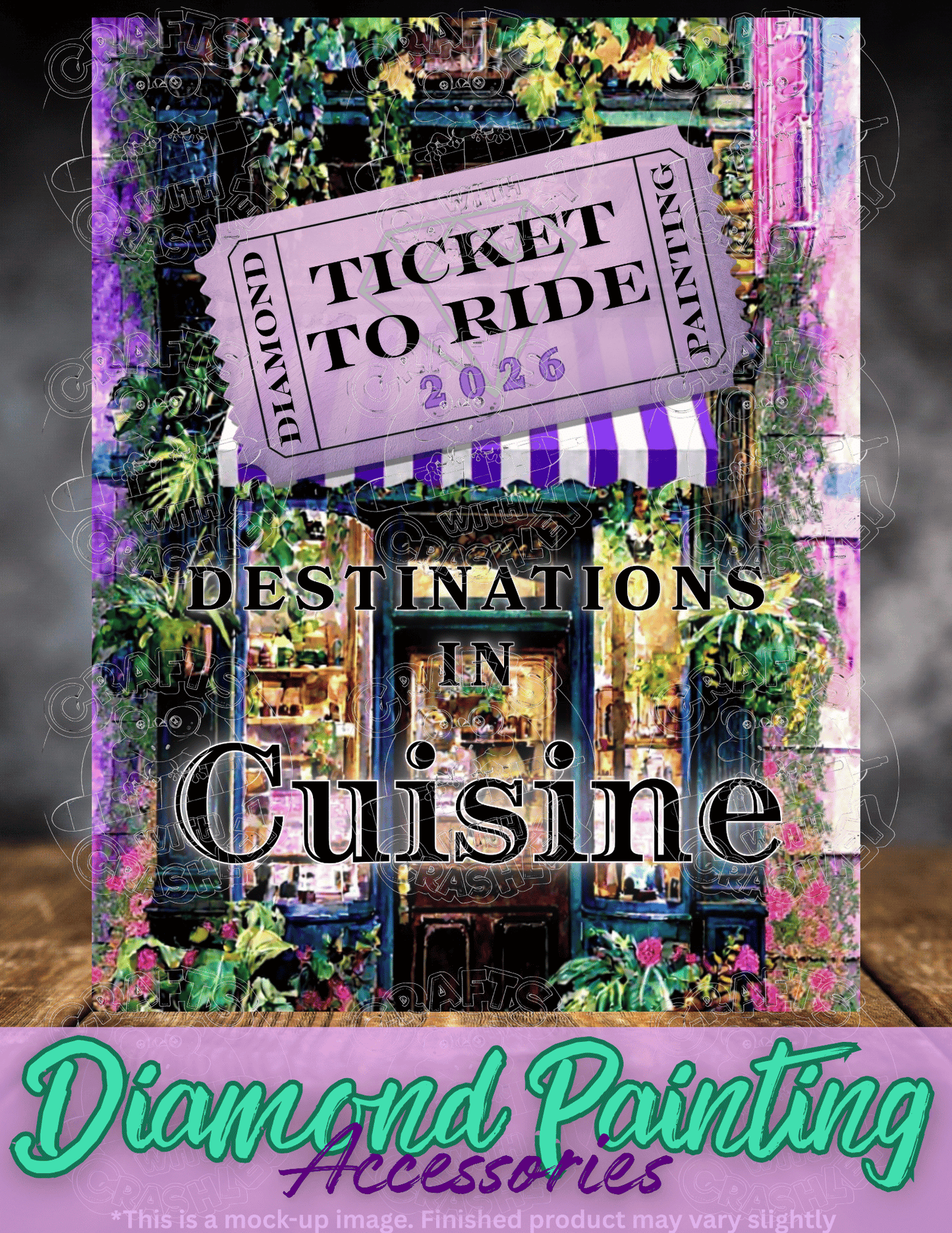 "Ticket to Ride 2026 Chocolatery" Premium Accessories for Diamond Painting