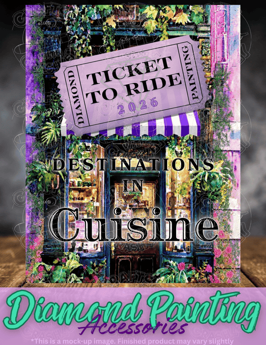"Ticket to Ride 2026 Chocolatery" Premium Accessories for Diamond Painting