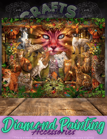 "Forest Cats" by ©Ciro Marchetti Premium Accessories for Diamond Painting