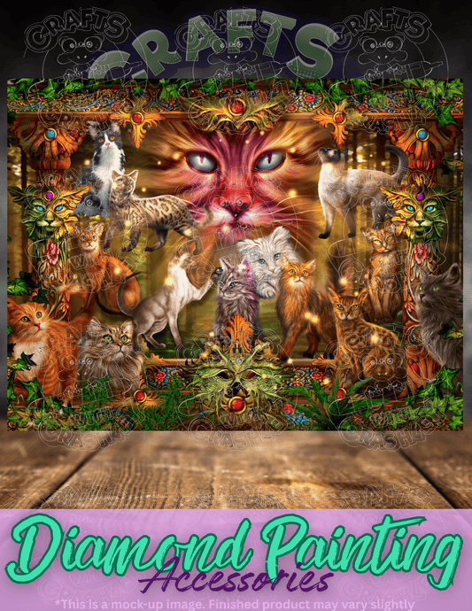 "Forest Cats" by ©Ciro Marchetti Premium Accessories for Diamond Painting