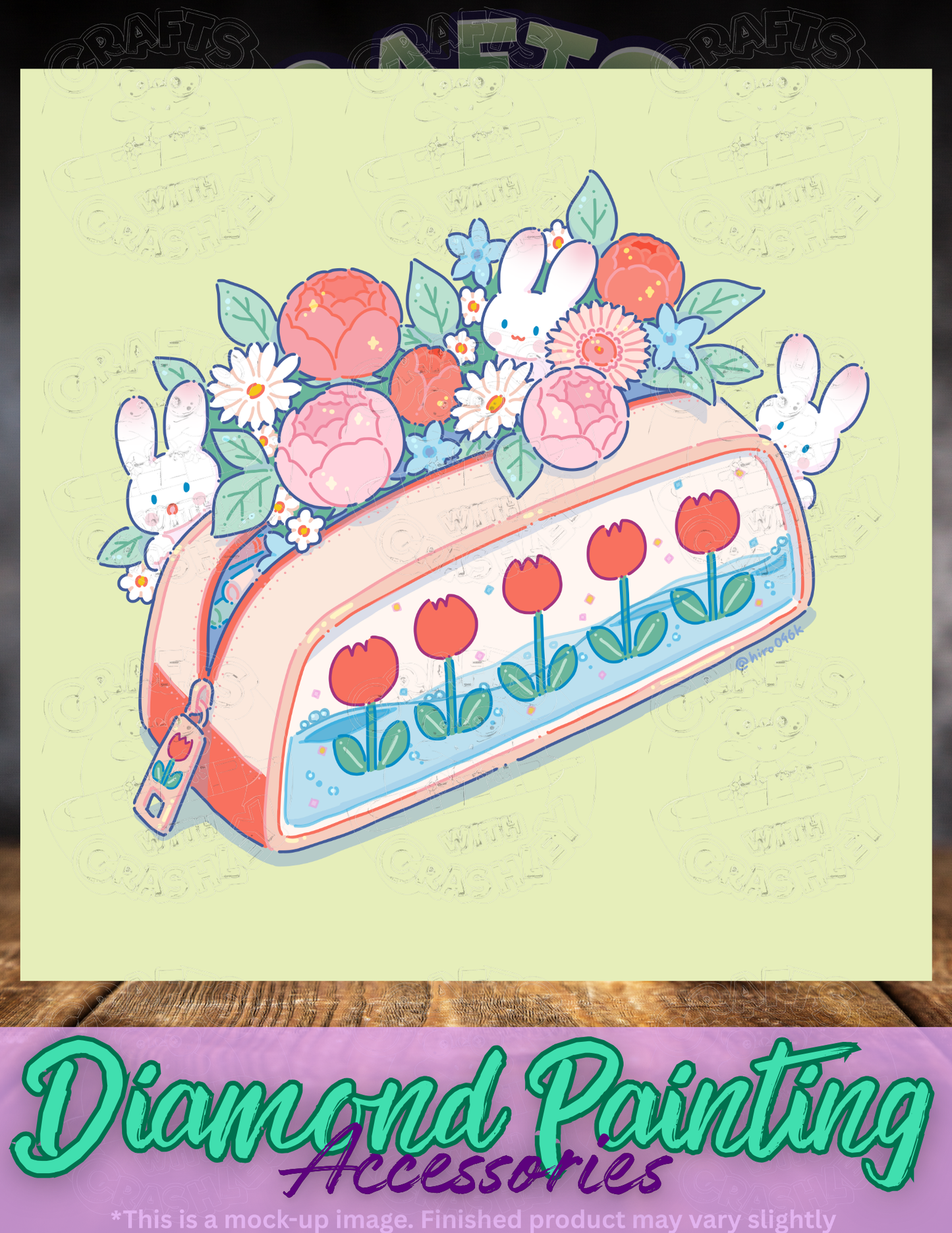 "Forget Me Not" by ©Hiroko Hashimoto Premium Accessories for Diamond Painting