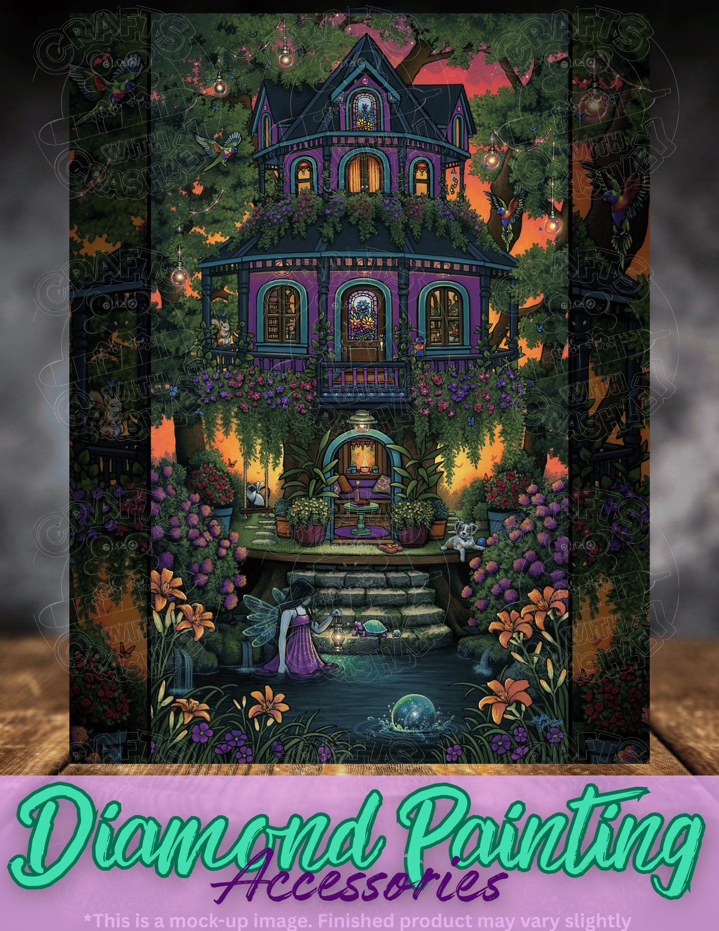 "Forever Home" by ©Myka Jelina Premium Accessories for Diamond Painting