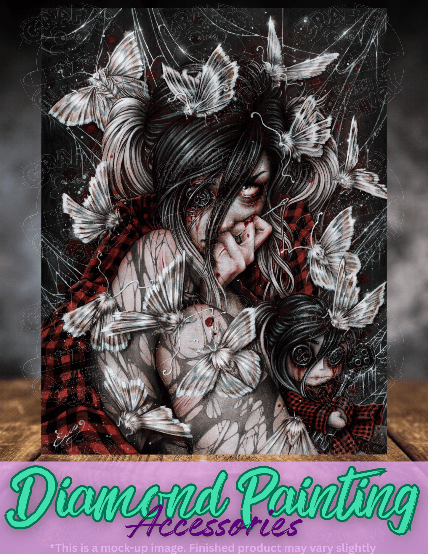 "Button Eye" by ©Enys Guerrero Premium Accessories for Diamond Painting