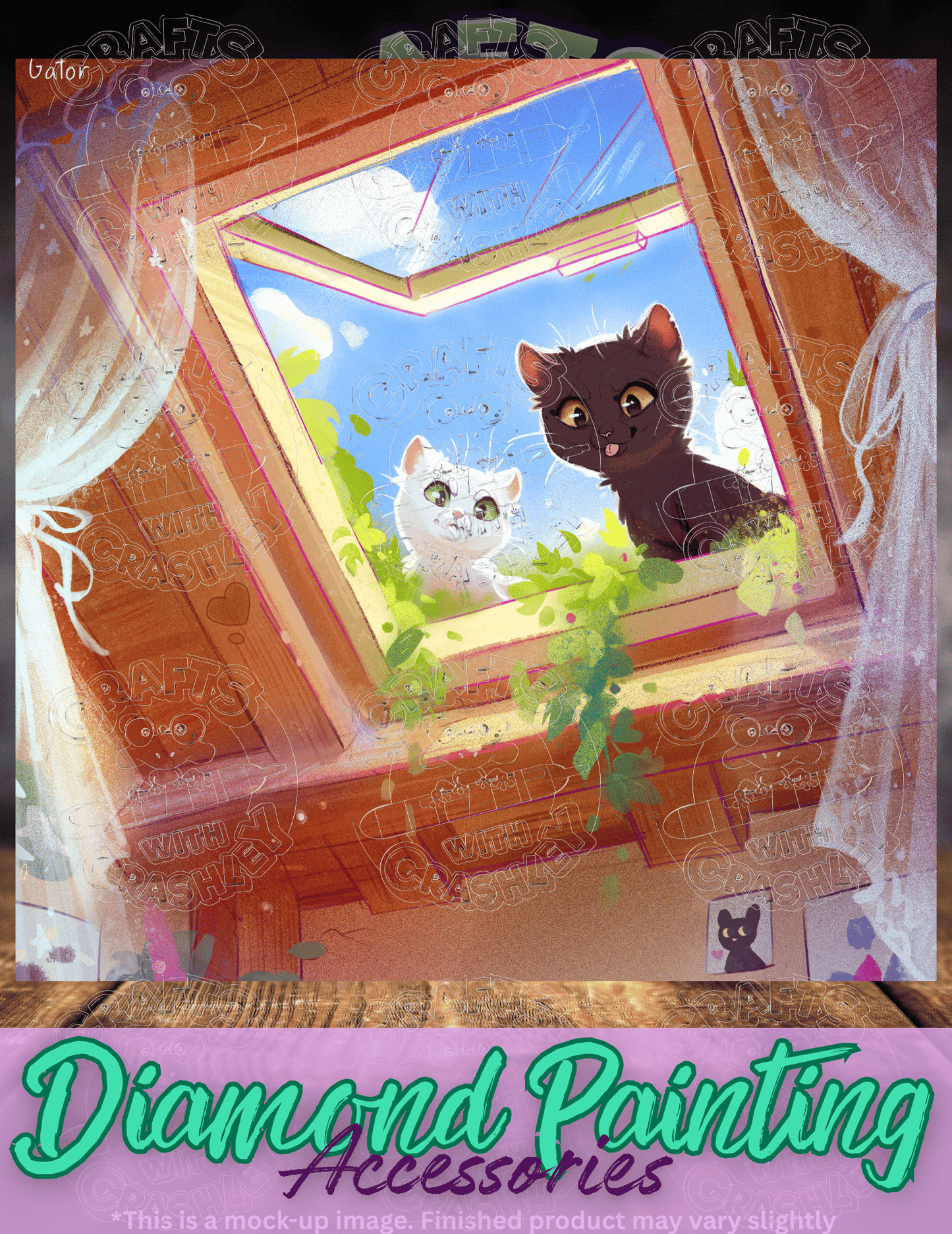 "Friends from Above" by ©Puffygator Premium Accessories for Diamond Painting