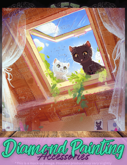 "Friends from Above" by ©Puffygator Premium Accessories for Diamond Painting
