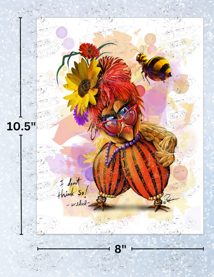 "Mildred" by ©Richard Lorenz Decorative Diamond Painting Release Papers