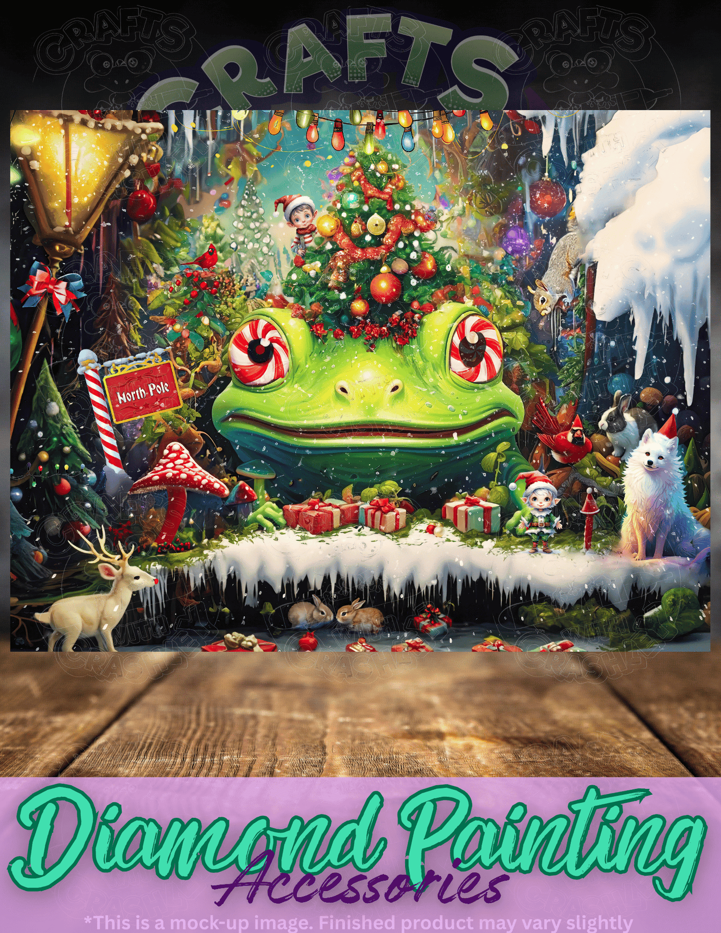 "Hoppy Holidays" by ©Claudia McKinney Premium Accessories for Diamond Painting