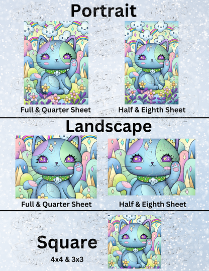 "Follow the Rainbow" by ©Jeremiah Ketner Premium Decorative Release Papers for Diamond Painting