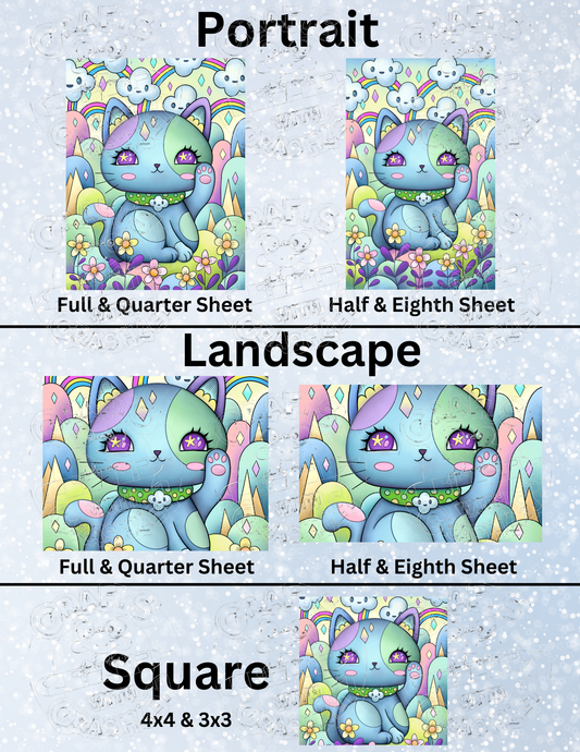 "Follow the Rainbow" by ©Jeremiah Ketner Premium Decorative Release Papers for Diamond Painting