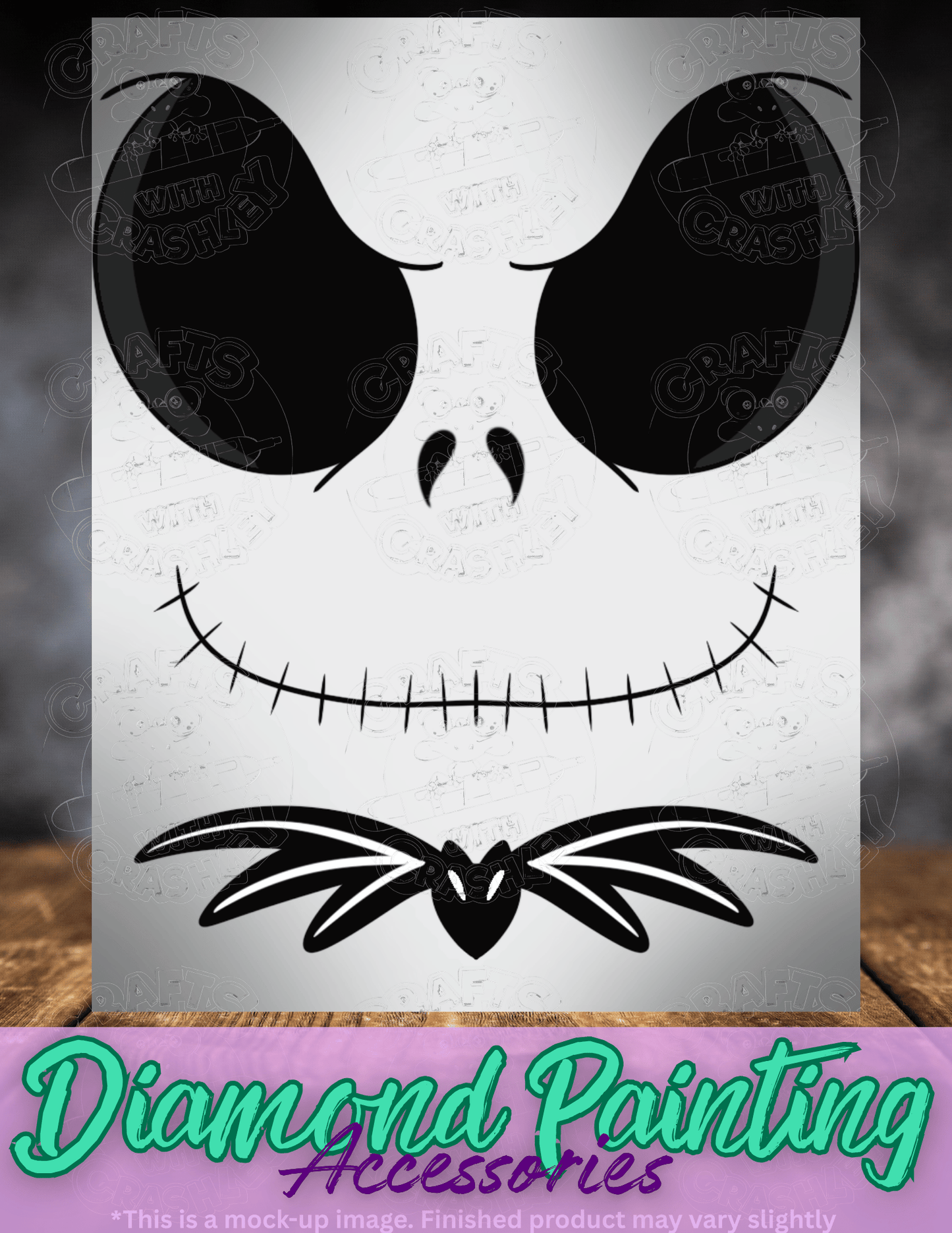 "Skeleton Mask" by ©Mrs Coffee Premium Accessories for Diamond Painting