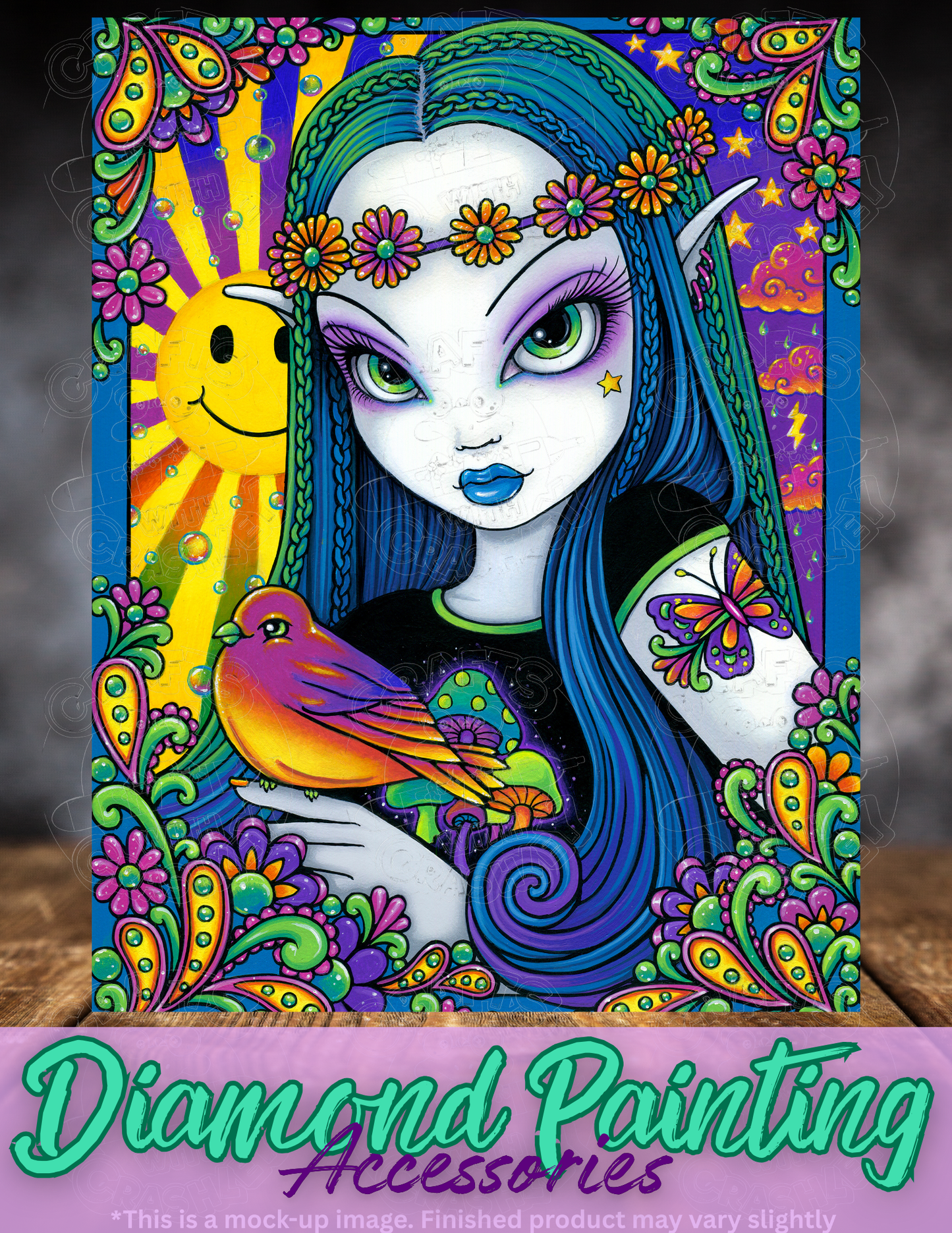 "Sunshine" by ©Myka Jelina Premium Accessories for Diamond Painting