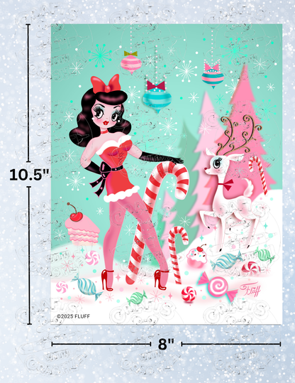 "Christmas Cutie" By ©Miss Fluff Decorative Diamond Painting Release Papers