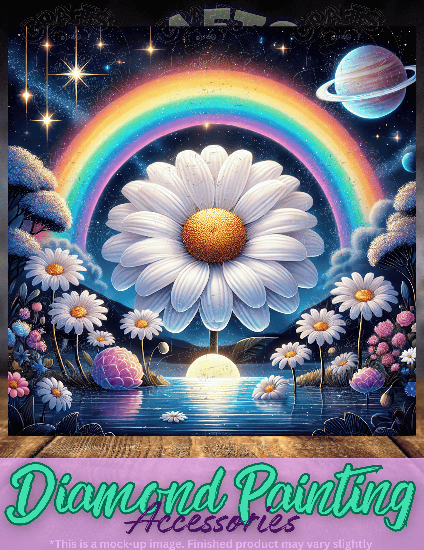 "Starlight Daisy" by ©Cocomarshmallow Premium Accessories for Diamond Painting