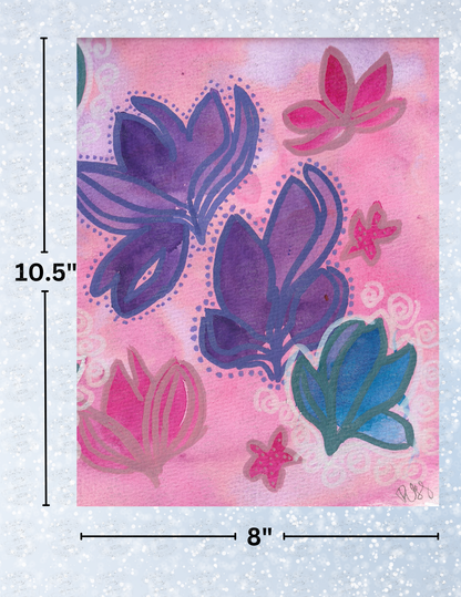 "Flower Dreams" By Crafting Journey Decorative Diamond Painting Release Papers