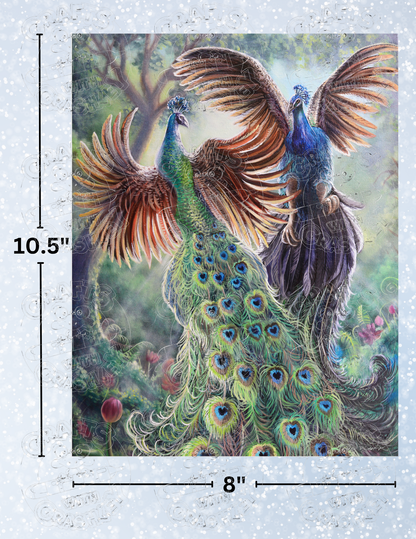 "Birds of a Feather" by ©Dakota Daetwiler Decorative Diamond Painting Release Papers