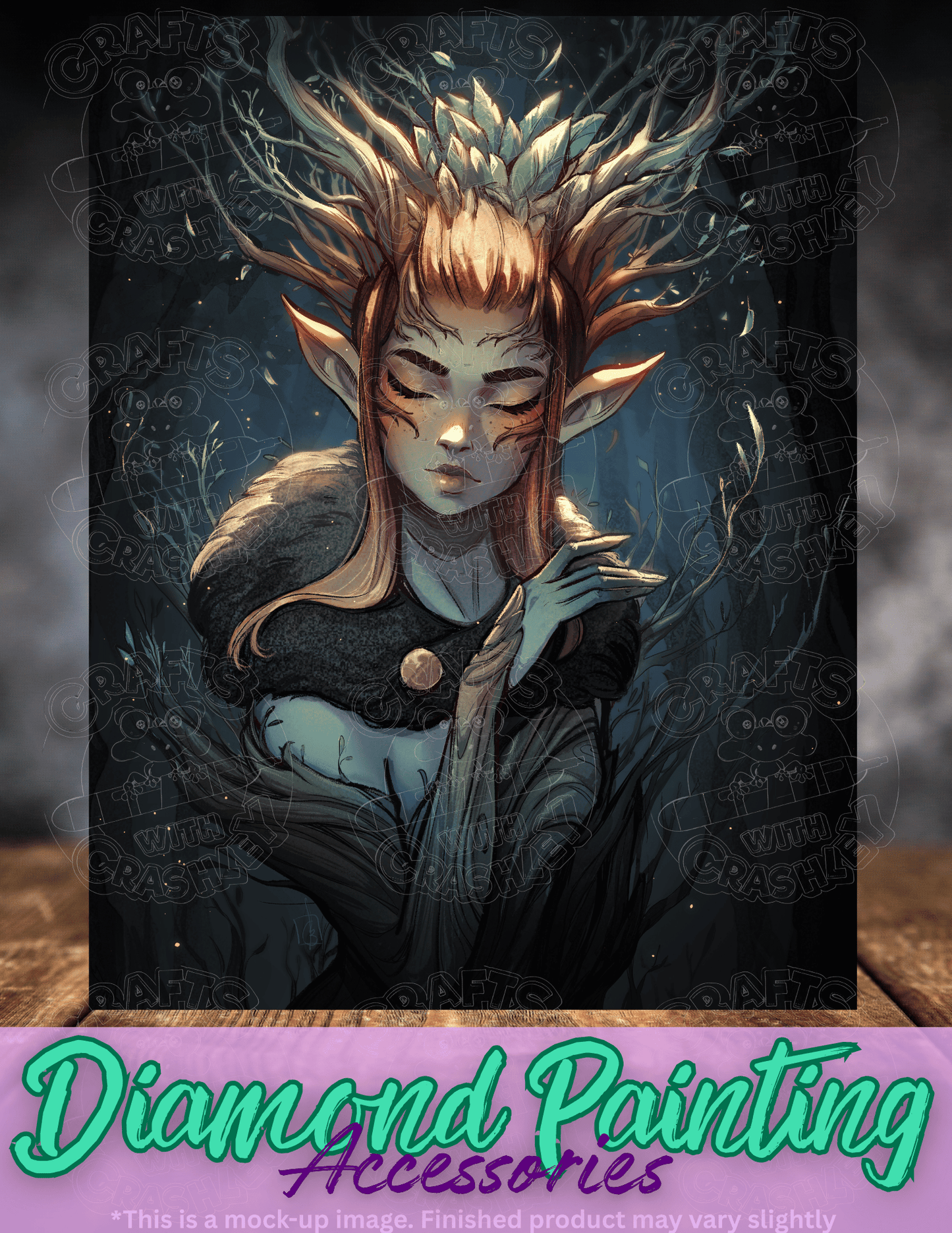 "Darkwood Fae" by ©ChrissaBug Premium Accessories for Diamond Painting