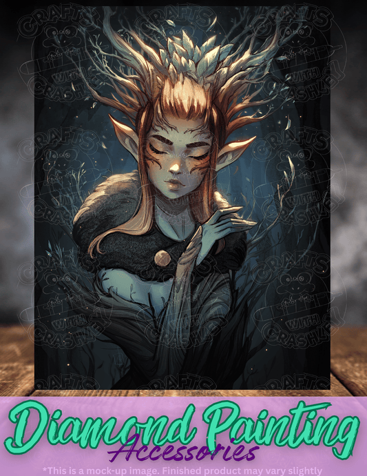 "Darkwood Fae" by ©ChrissaBug Premium Accessories for Diamond Painting