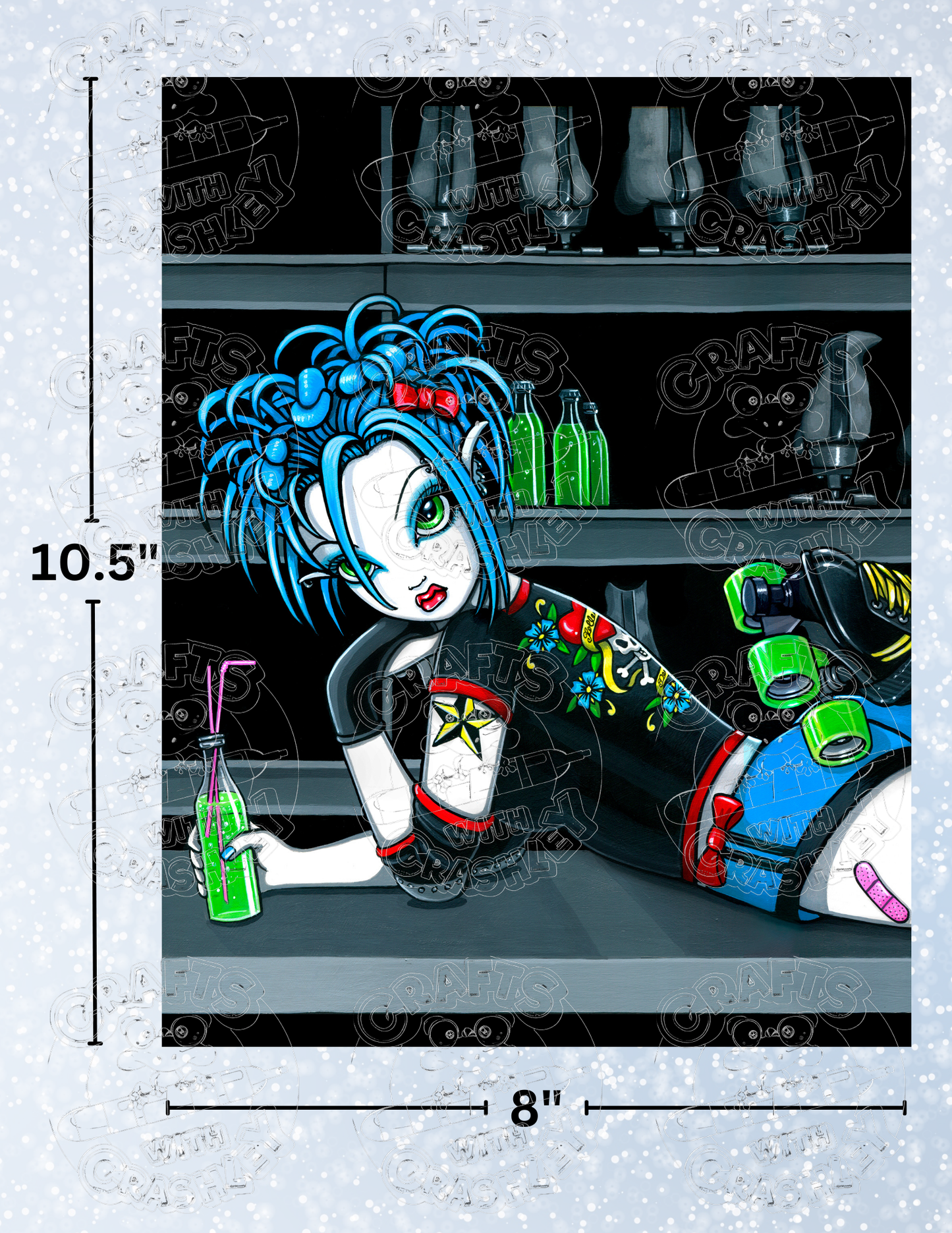 "Darby" by ©Myka Jelina Premium Decorative Release Papers for Diamond Painting