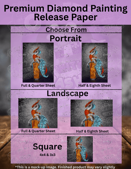 "Long Island Iced Tea Dragon" by ©Stanley Morrison Premium Accessories for Diamond Painting