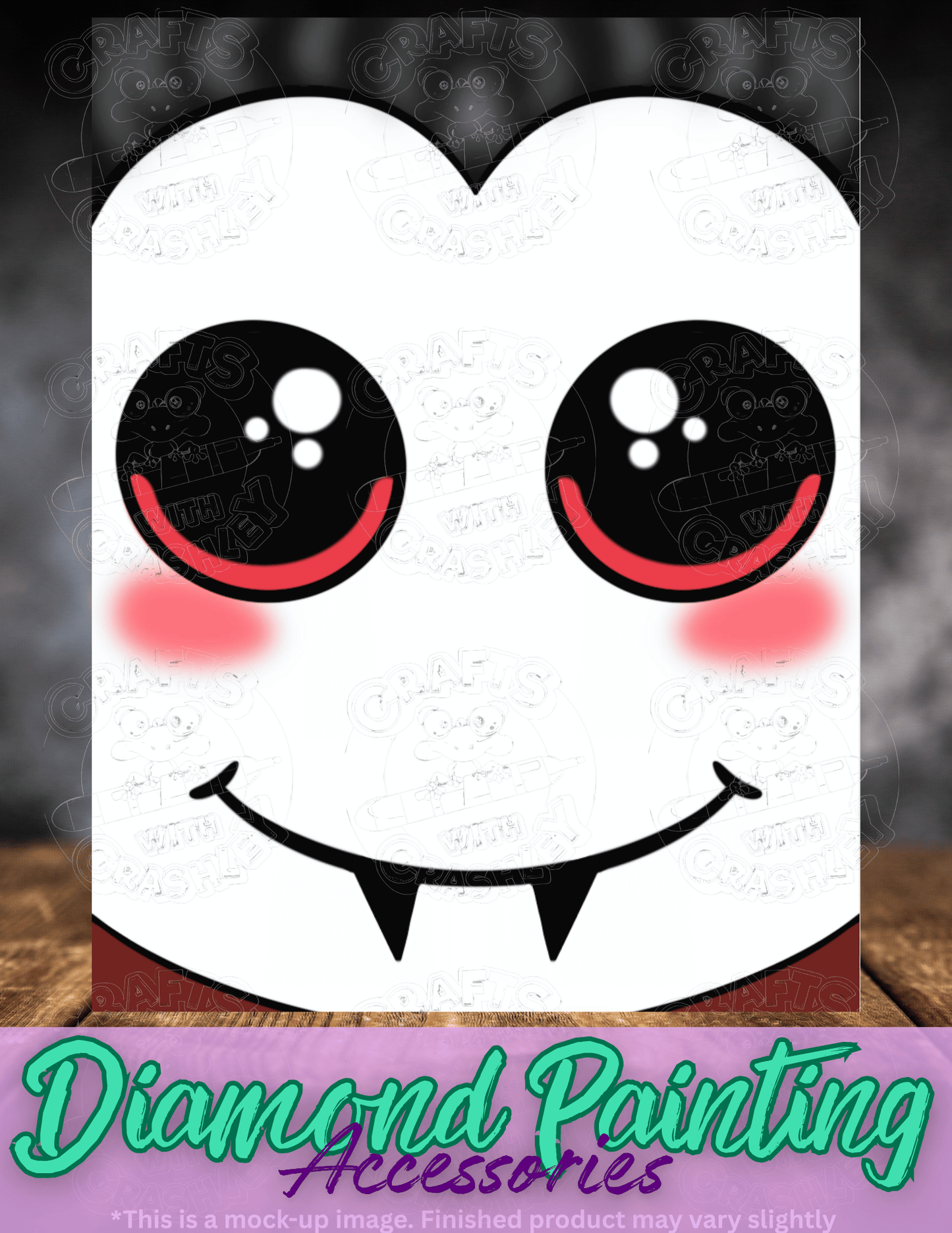 "Dracula Mask" by ©Mrs Coffee Premium Accessories for Diamond Painting