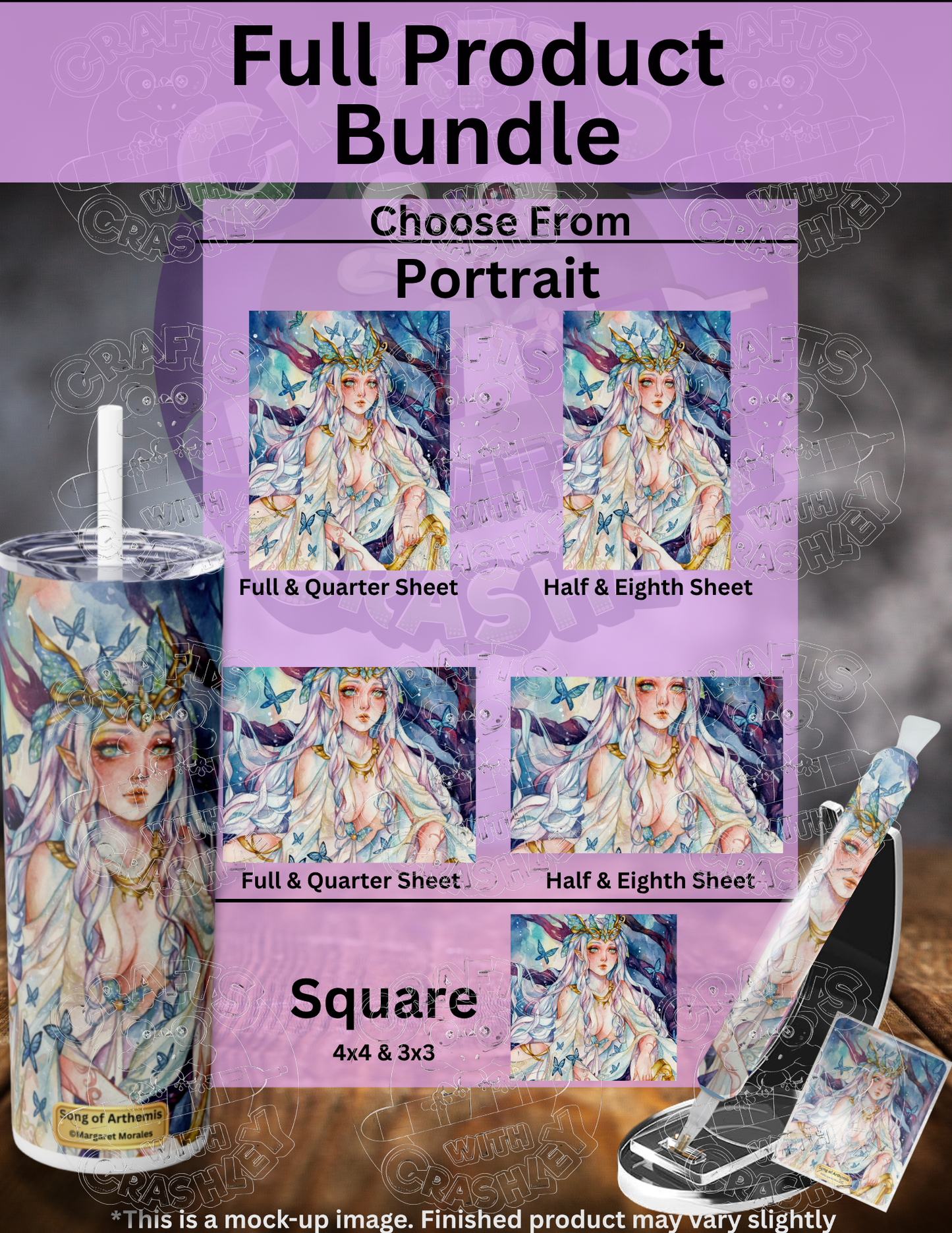 "Song of Arthemis" by ©Margaret Morales Premium Accessories for Diamond Painting