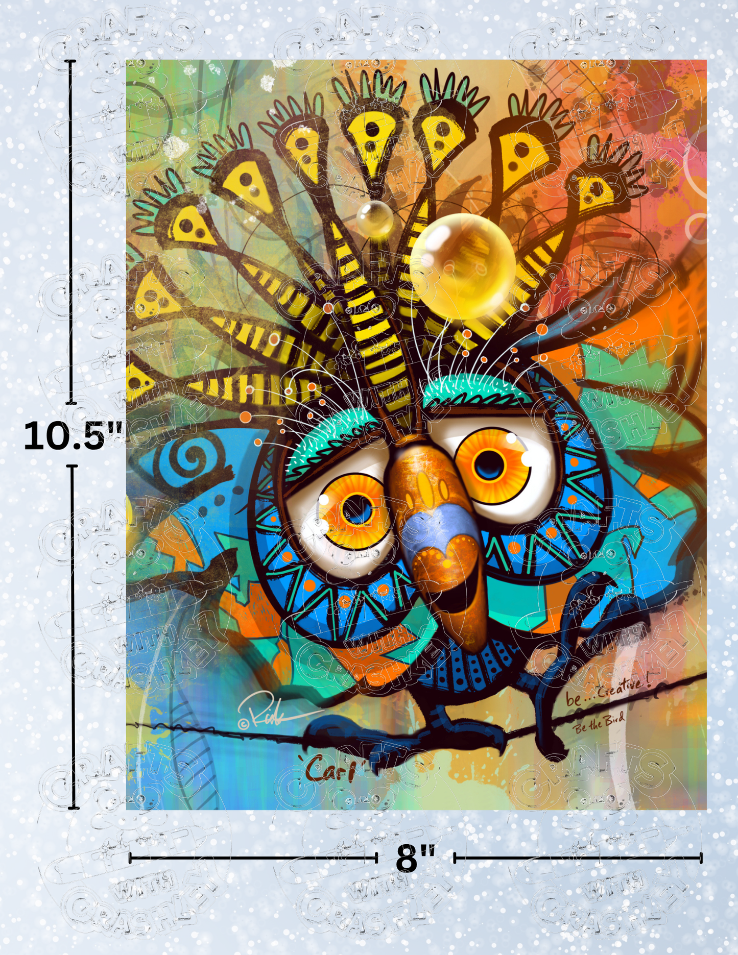 "Carl" by ©Richard Lorenz Premium Decorative Release Papers for Diamond Painting