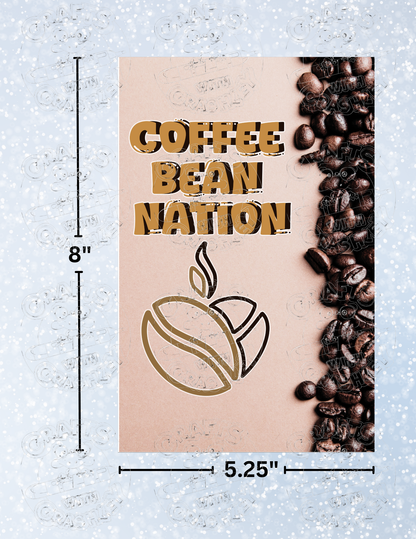 "Coffee Bean Logo" by Mrs Coffee Decorative Diamond Painting Release Papers
