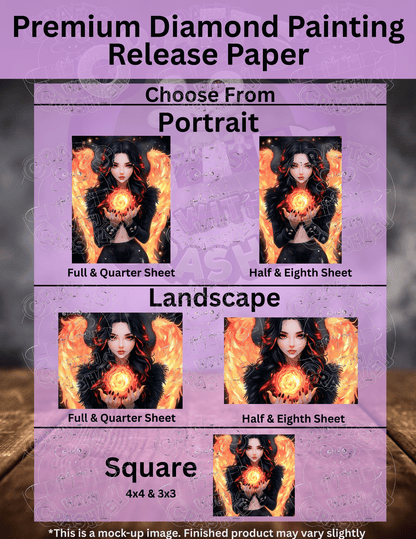 "Wings of Fire" by ©Cocomarshmallow Premium Accessories for Diamond Painting