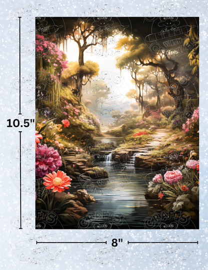 "Eden's Garden" by ©Stacy Deal Premium Decorative Release Papers for Diamond Painting