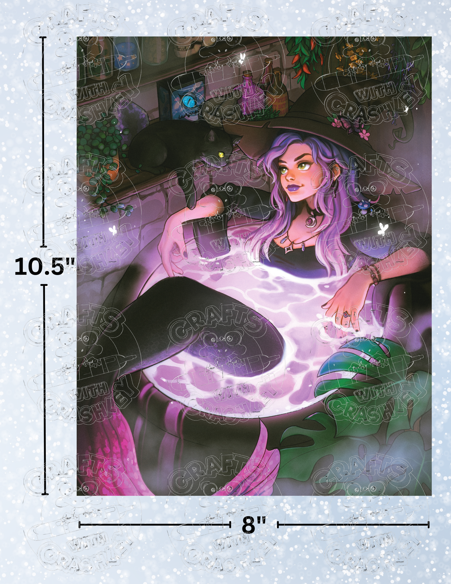 "Cauldron of Mer" by ©Ivy Dolamore Premium Decorative Release Papers for Diamond Painting