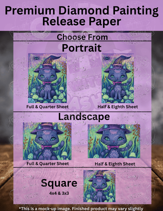 "The Witch's Cat" by ©Jeremiah Ketner Premium Accessories for Diamond Painting