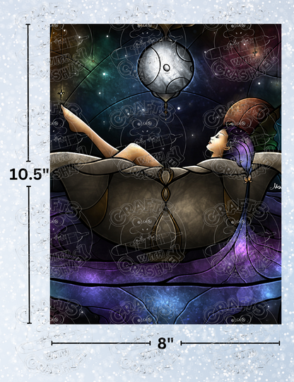 "Worlds Away" by ©Mandie Manzano Premium Decorative Release Papers for Diamond Painting