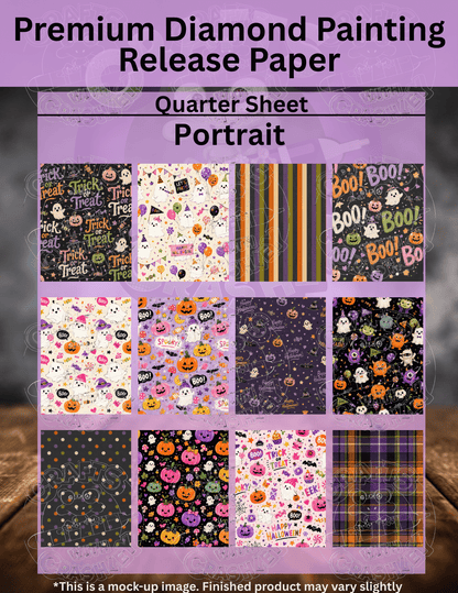 Halloween Time Combo Pack Premium Release Paper for Diamond Painting