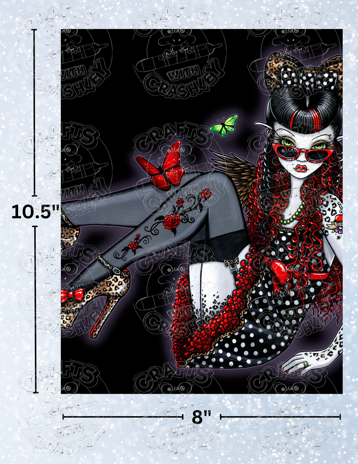 "Toni" by ©Myka Jelina Premium Decorative Release Papers for Diamond Painting