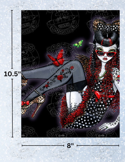 "Toni" by ©Myka Jelina Premium Decorative Release Papers for Diamond Painting