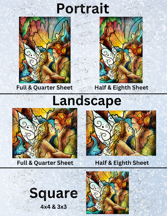 "The World Was Ours" by ©Mandie Manzano Premium Decorative Release Papers for Diamond Painting