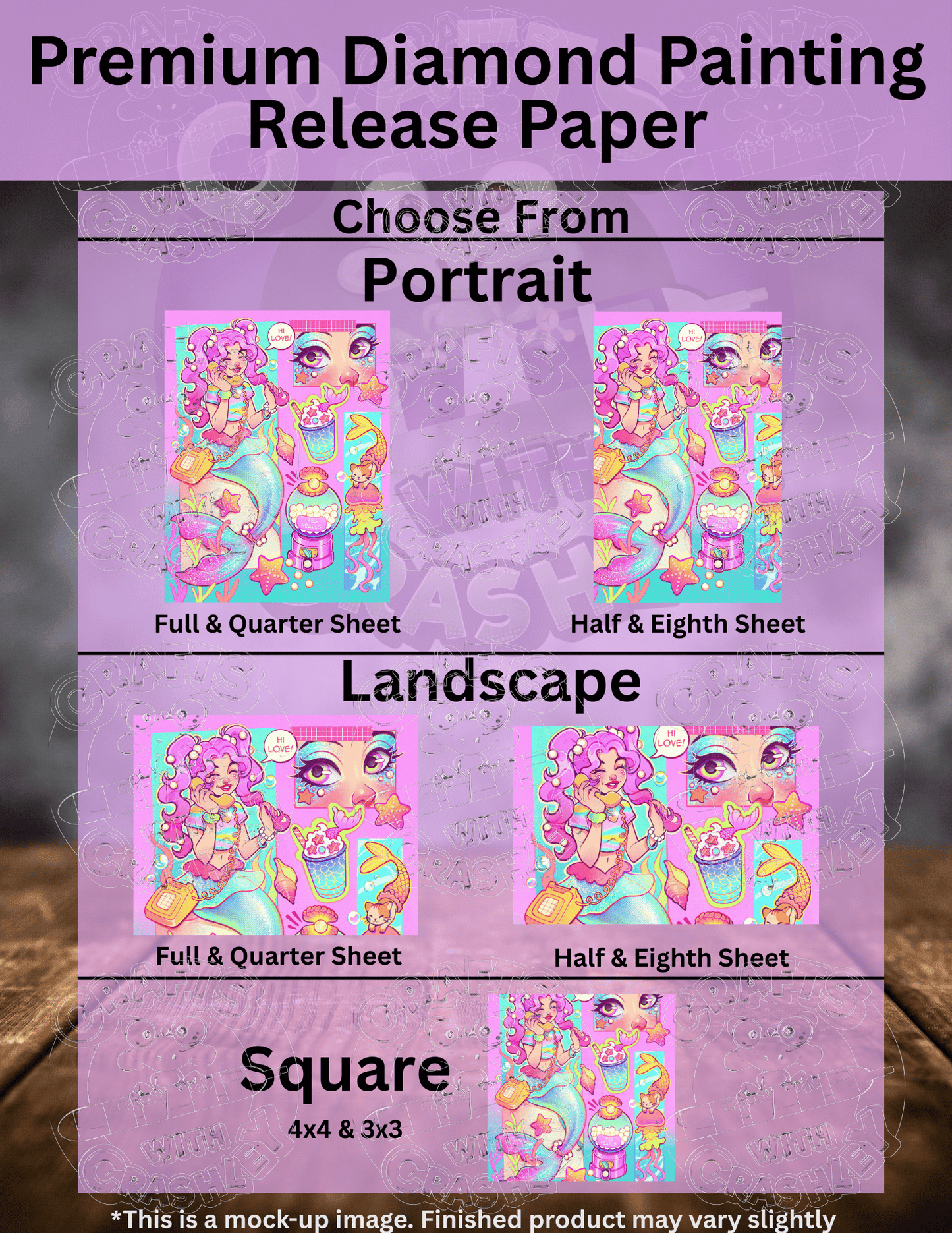 "Delilah the Mermaid" by ©Mrs Butter D Premium Accessories for Diamond Painting