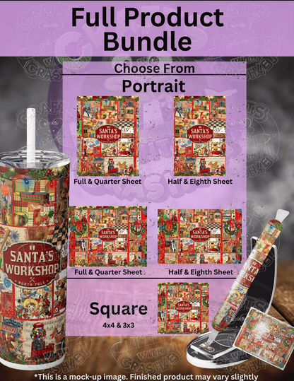"Santa's Workshop" by ©Catriona Crehan Premium Accessories for Diamond Painting